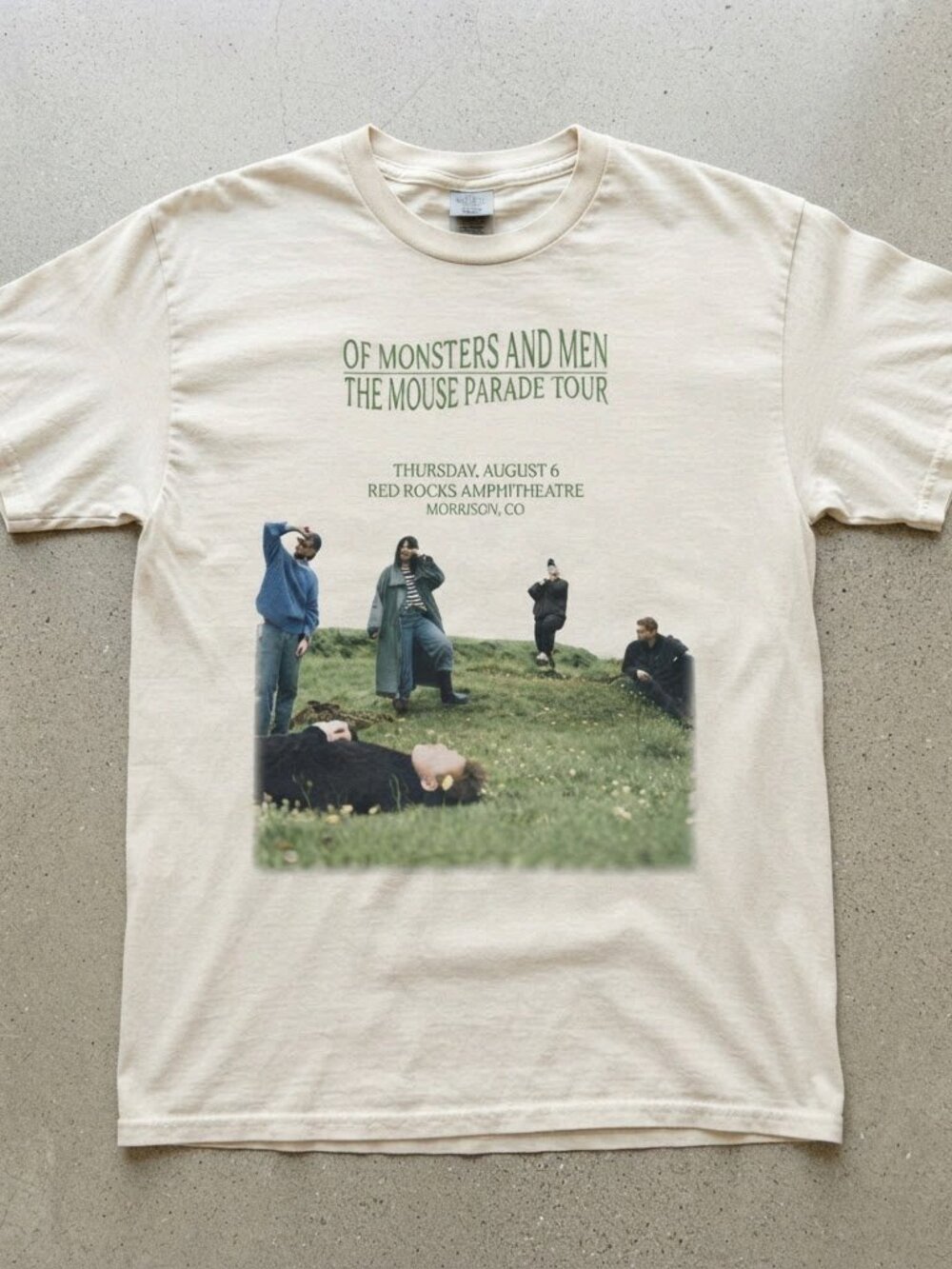 Of Monsters And Men The Mouse Parade Tour White T-Shirt S-4XL